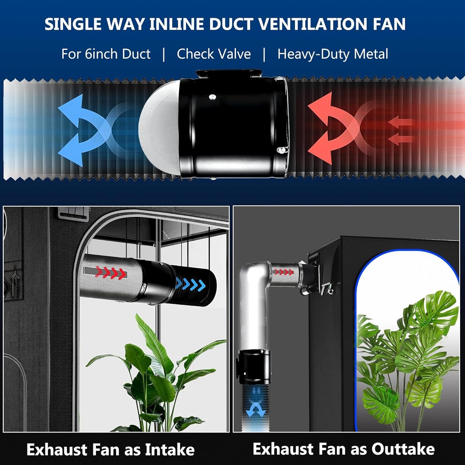 Multifunctional Powerful Silent Exhaust Fan - Super Suction Mute Ventilation Fan