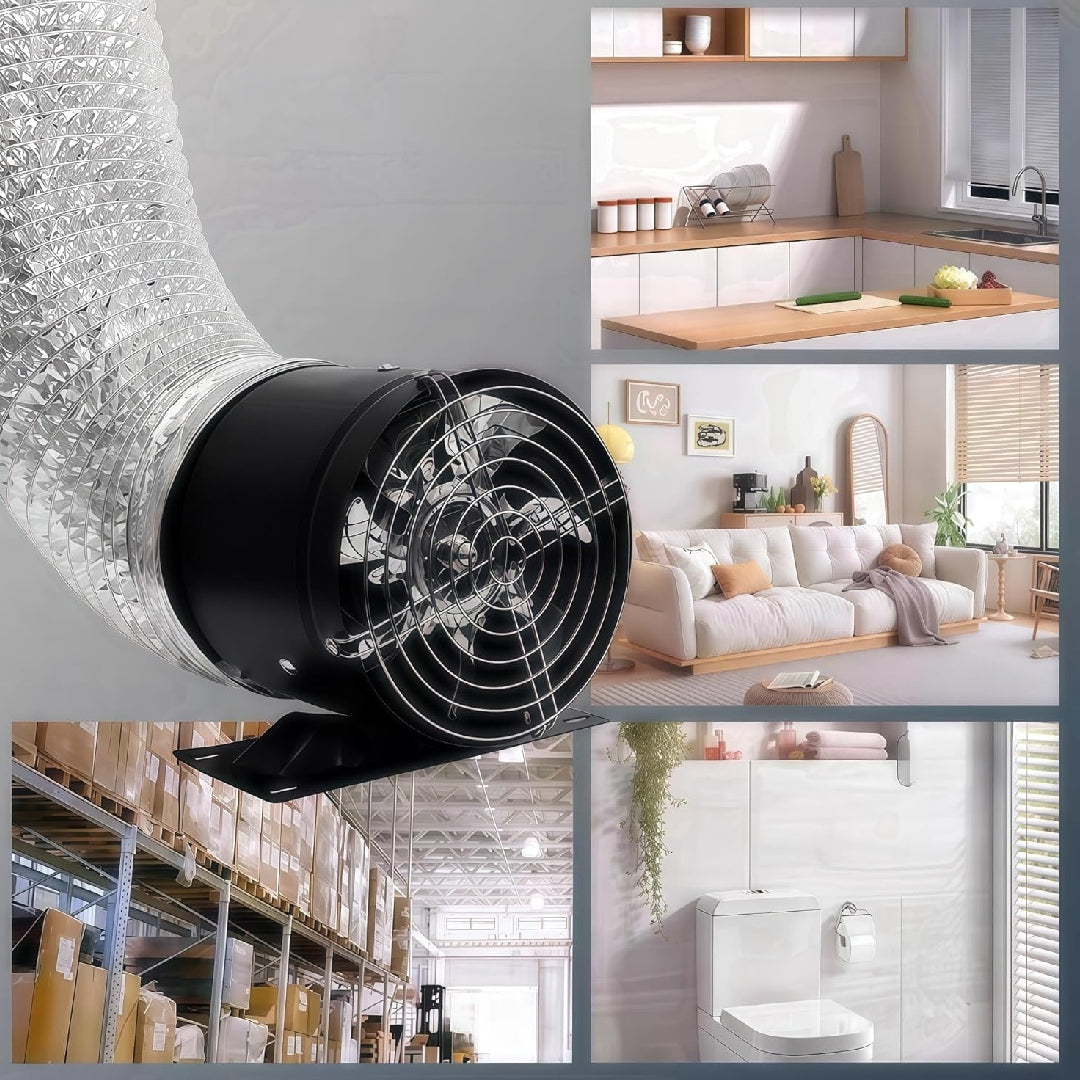 Multifunctional Powerful Silent Exhaust Fan - Super Suction Mute Ventilation Fan