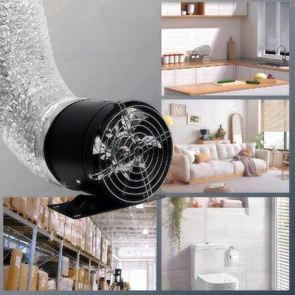 Multifunctional Powerful Silent Exhaust Fan - Super Suction Mute Ventilation Fan