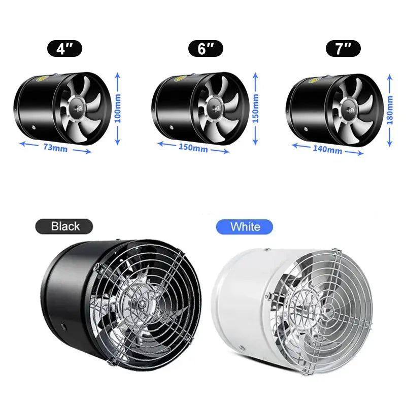 Multifunctional Powerful Silent Exhaust Fan - Super Suction Mute Ventilation Fan