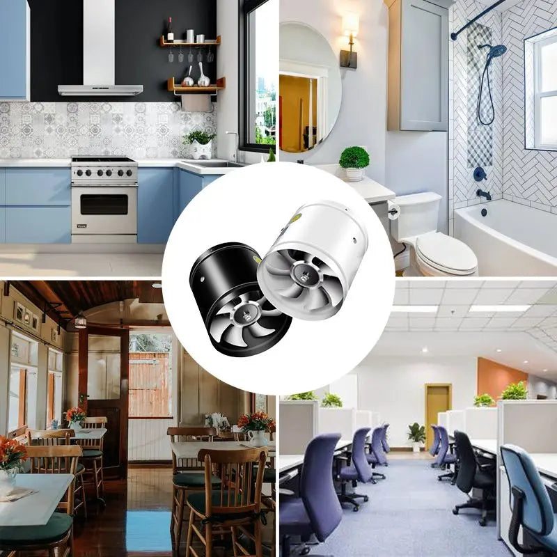 Multifunctional Powerful Silent Exhaust Fan - Super Suction Mute Ventilation Fan