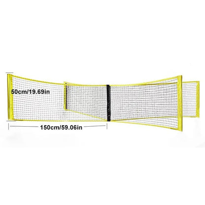 Multi-Player Cross Volleyball Net for Team Training