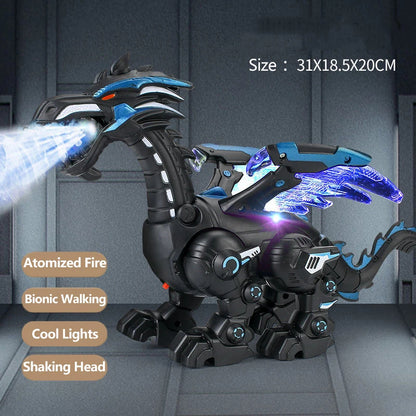 Musical Dinosaur with Mist and Lights, Atomized Spray Function, Safe for Ages 2+