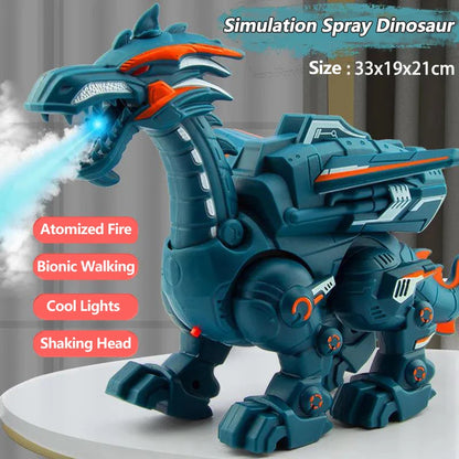 Musical Dinosaur with Mist and Lights, Atomized Spray Function, Safe for Ages 2+