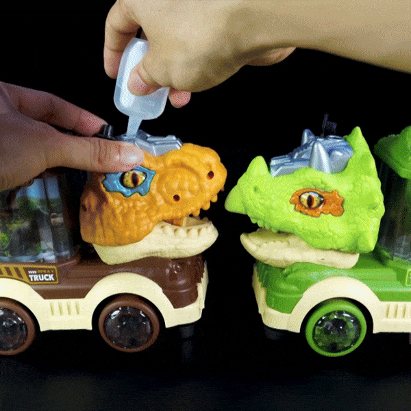 Musical Light-up Dinosaur Toy with Spray Mist, LED Colorful Lights, Obstacle Avoidance, Safe for Ages 3+