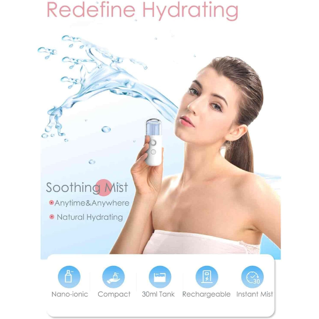 Nano Mist Sprayer – Rechargeable Mini for Deep Hydration, Makeup Protection, Instant Skin Refresh, Portable Use