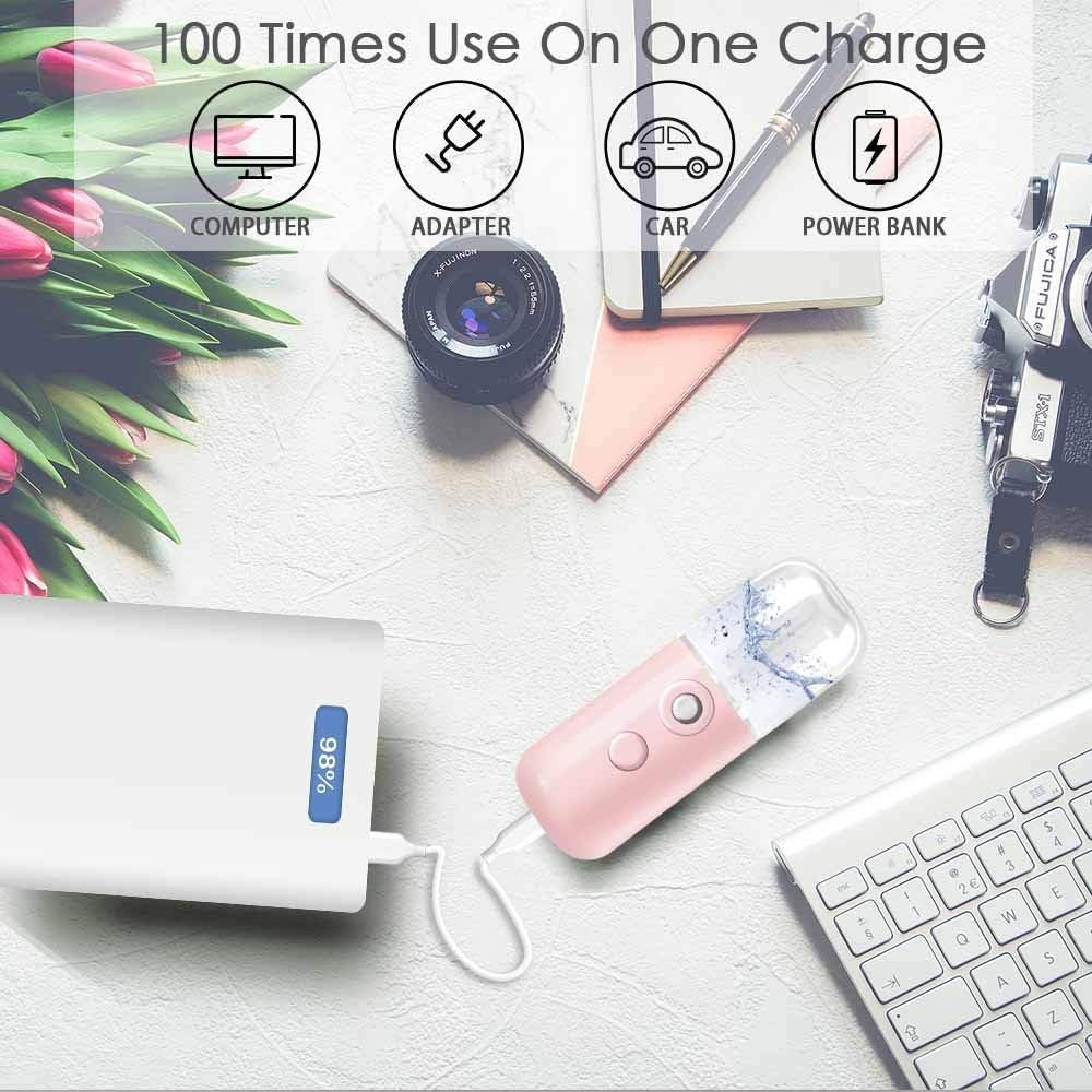 Nano Mist Sprayer – Rechargeable Mini for Deep Hydration, Makeup Protection, Instant Skin Refresh, Portable Use