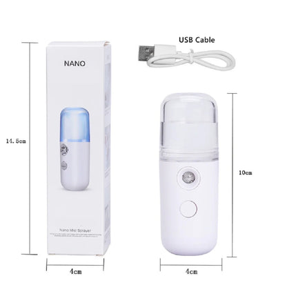 Nano Mist Sprayer – Rechargeable Mini for Deep Hydration, Makeup Protection, Instant Skin Refresh, Portable Use