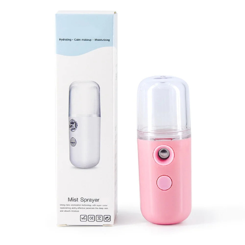 Nano Mist Sprayer – Rechargeable Mini for Deep Hydration, Makeup Protection, Instant Skin Refresh, Portable Use