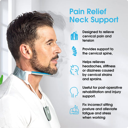 Neck Pain Helper Braces -  Neck Support Brace for Neck Pain, Discreet & Lightweight Cervical Collar