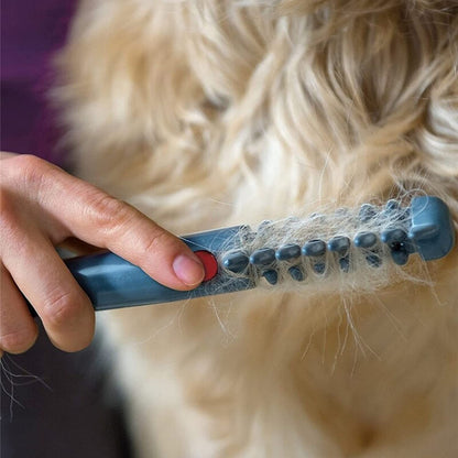 Pet Dematting Comb and Grooming Brush, Removes Knots, Mats & Tangles, Battery-Powered