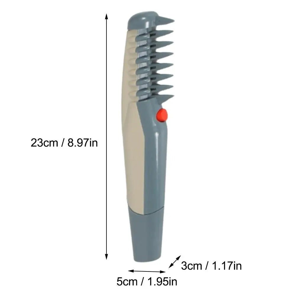 Pet Dematting Comb and Grooming Brush, Removes Knots, Mats & Tangles, Battery-Powered