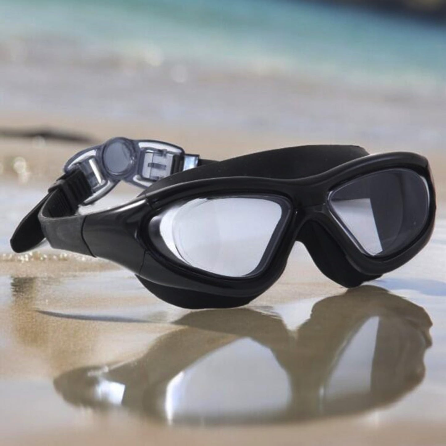 Prescription Swimming Goggles for Myopia – Anti-Fog, UV400 Protection, Clear Vision Underwater