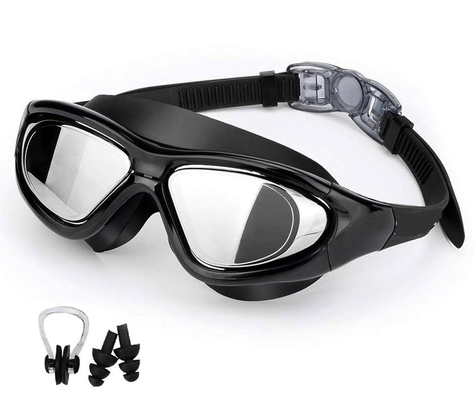 Prescription Swimming Goggles for Myopia – Anti-Fog, UV400 Protection, Clear Vision Underwater