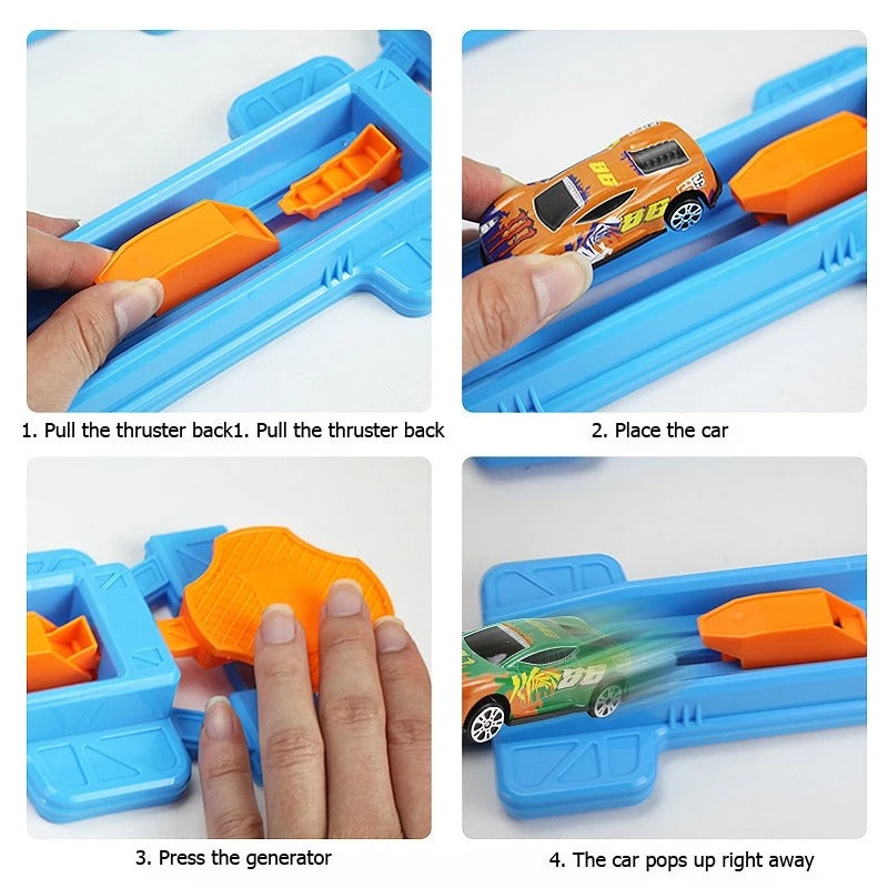 Race Track Toy with 360° Loop, Easy to Assemble and Disassemble, Safe for Ages 4 +