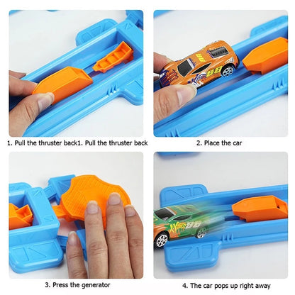 Race Track Toy with 360° Loop, Easy to Assemble and Disassemble, Safe for Ages 4 +