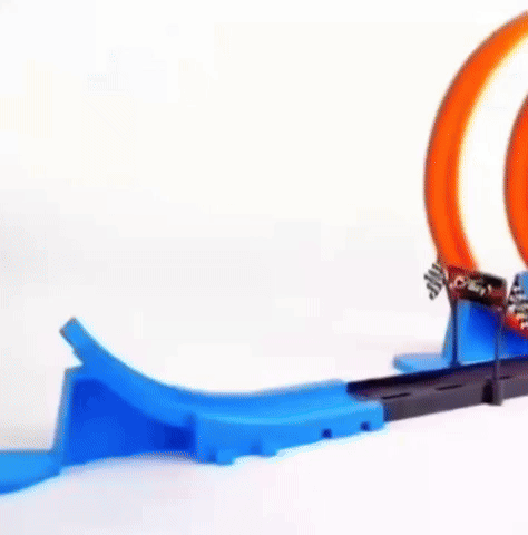 Race Track Toy with 360° Loop, Easy to Assemble and Disassemble, Safe for Ages 4 +