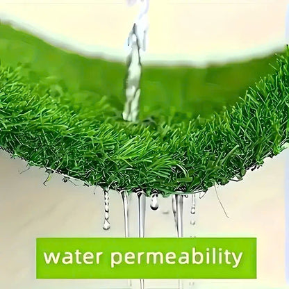 Realistic Artificial Grass, Durable Synthetic Turf for Indoor & Outdoor Landscaping