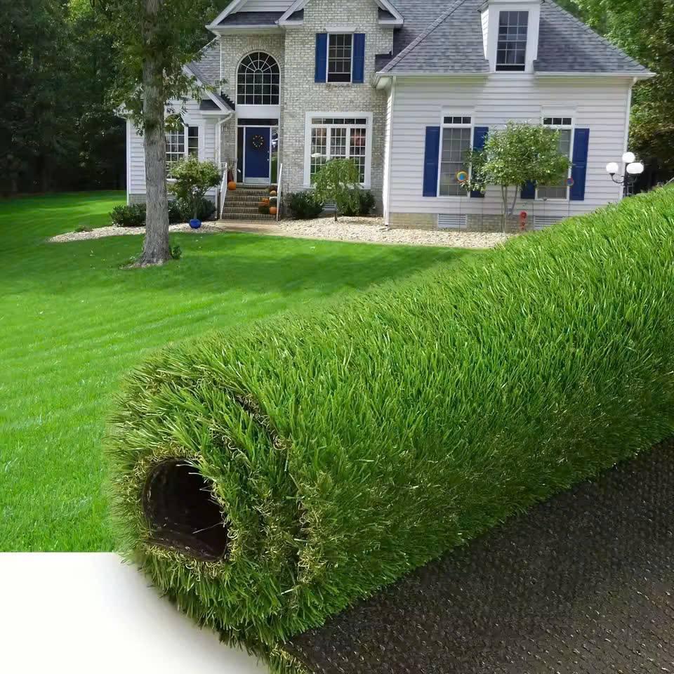Realistic Artificial Grass, Durable Synthetic Turf for Indoor & Outdoor Landscaping