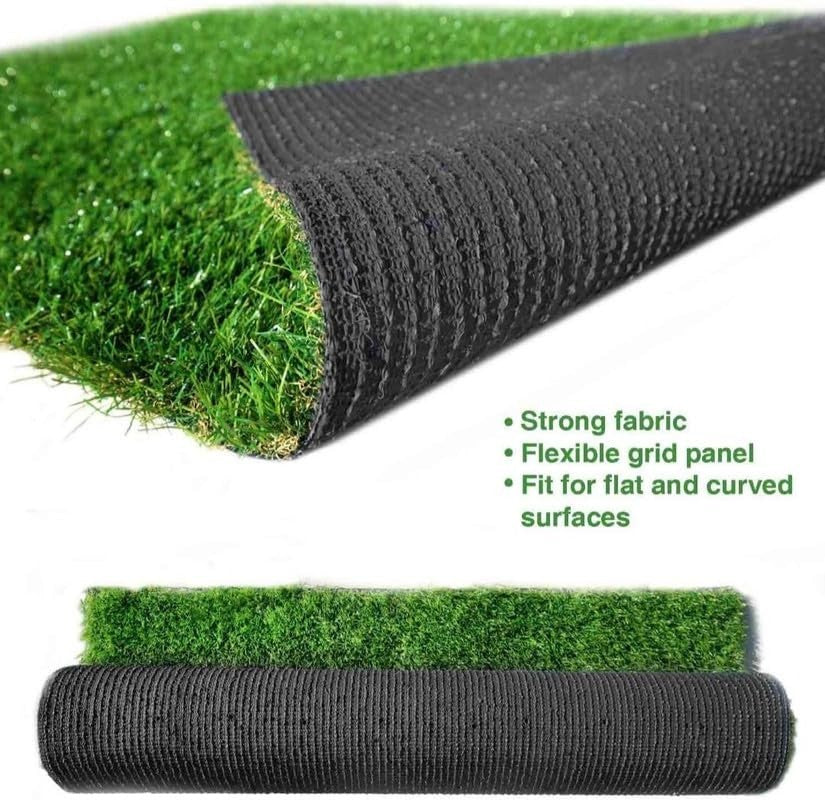 Realistic Artificial Grass, Durable Synthetic Turf for Indoor & Outdoor Landscaping