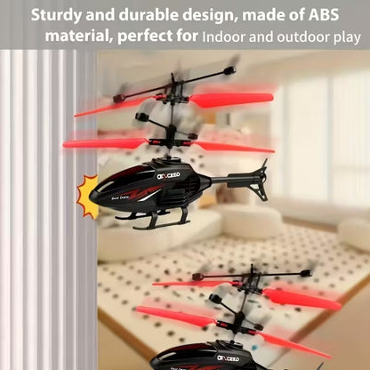 Remote Control Helicopter with Lightweight, Durable Design, Remote Control, LED Night Lights, Safe for Age 14+