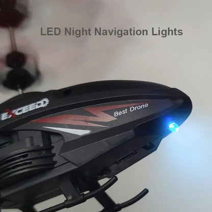 Remote Control Helicopter with Lightweight, Durable Design, Remote Control, LED Night Lights, Safe for Age 14+