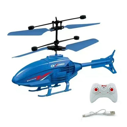 Remote Control Helicopter with Lightweight, Durable Design, Remote Control, LED Night Lights, Safe for Age 14+