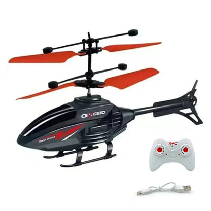 Remote Control Helicopter with Lightweight, Durable Design, Remote Control, LED Night Lights, Safe for Age 14+