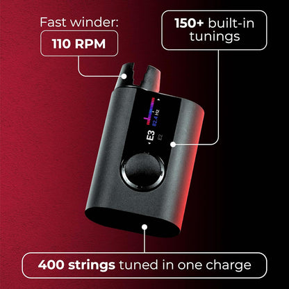 Roadie 3 Automatic Guitar Tuner & Metronome for Professional Guitar Players, Gifts for Musicians