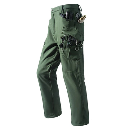Men'S Waterproof Softshell Jacket And Cargo Pants Set