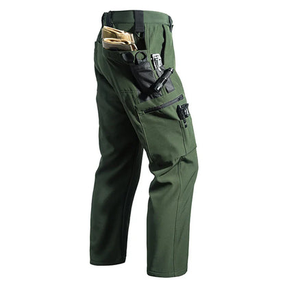 Men'S Waterproof Softshell Jacket And Cargo Pants Set