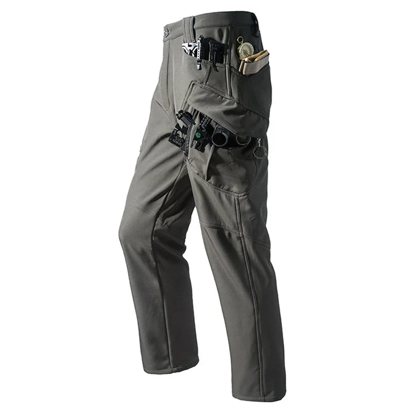 Men'S Waterproof Softshell Jacket And Cargo Pants Set