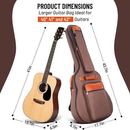 41 Inch Acoustic Guitar Bag Waterproof Oxford Nylon