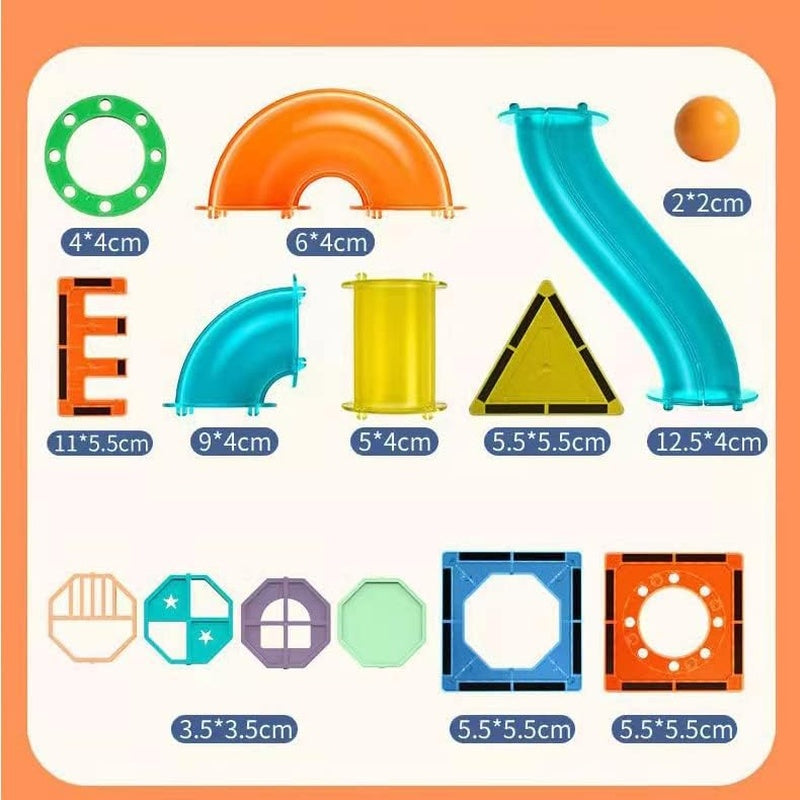 STEM Building Toy Helps Spatial Skill Development with Strong Magnetic Design, Safe for Ages 3+