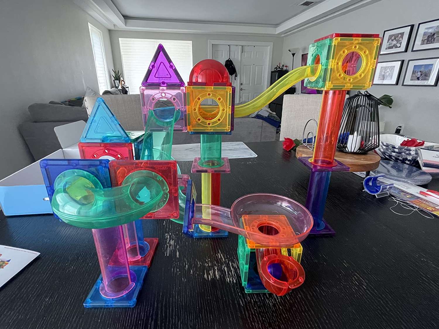 STEM Building Toy Helps Spatial Skill Development with Strong Magnetic Design, Safe for Ages 3+