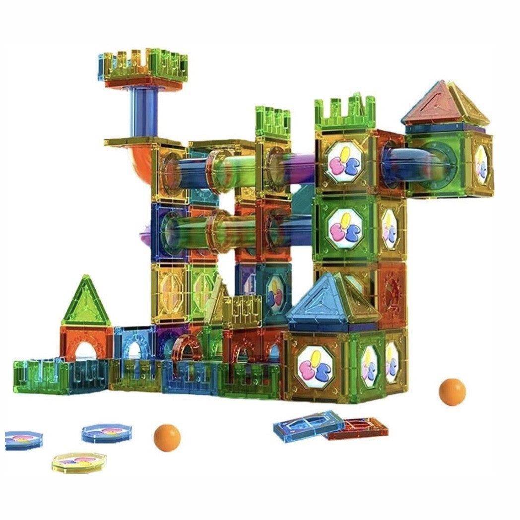 STEM Building Toy Helps Spatial Skill Development with Strong Magnetic Design, Safe for Ages 3+
