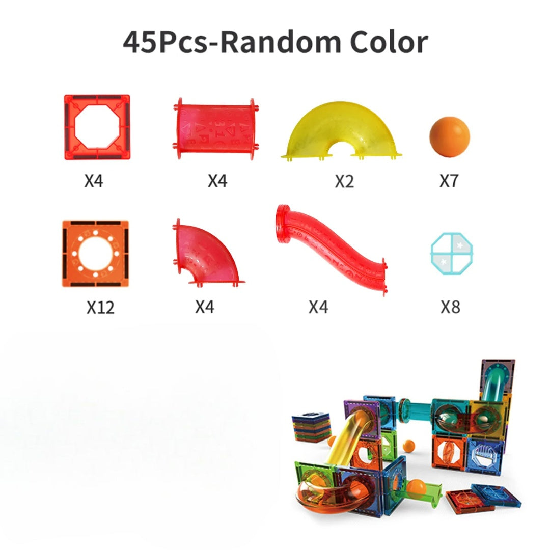 STEM Building Toy Helps Spatial Skill Development with Strong Magnetic Design, Safe for Ages 3+