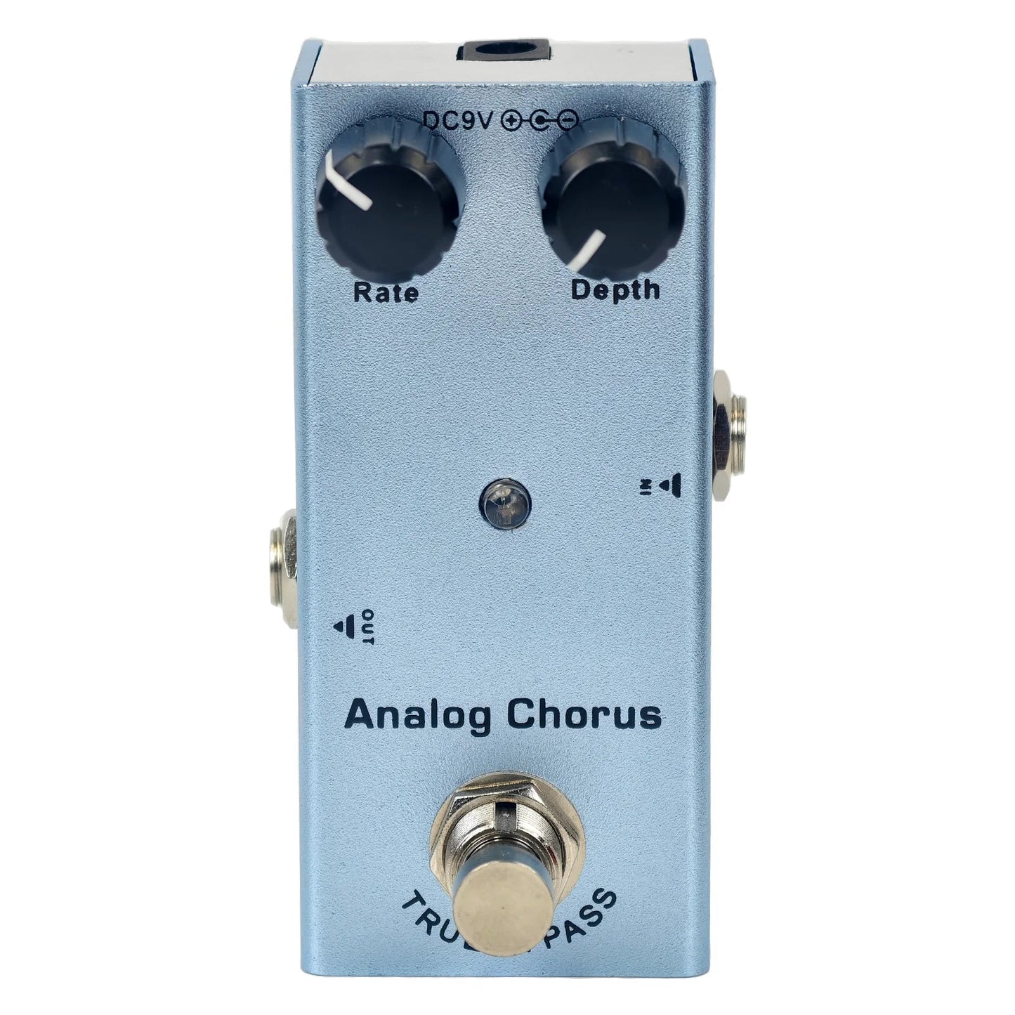 Compact Electric Guitar Effects Pedal With Multiple Functions