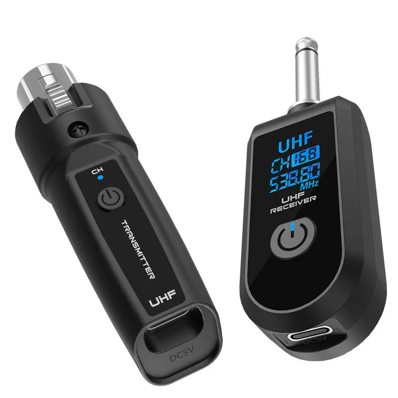 Wireless Uhf Transmitter And Receiver For Dynamic Microphones
