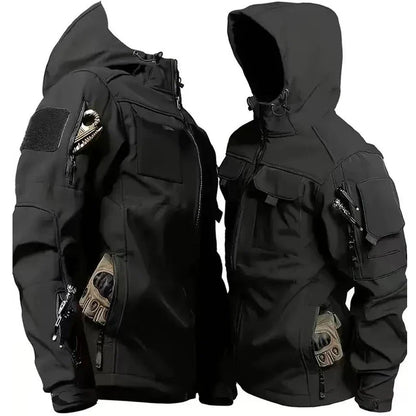 Men'S Waterproof Softshell Jacket And Cargo Pants Set