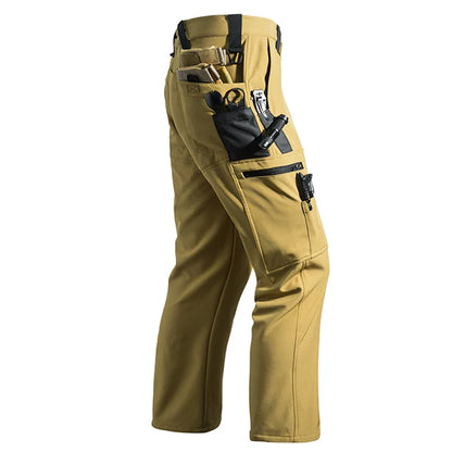 Men'S Waterproof Softshell Jacket And Cargo Pants Set