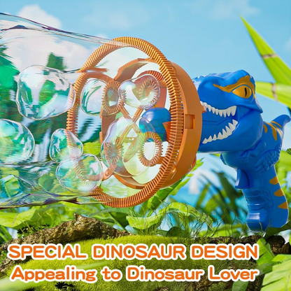 Soap Bubble Gun Dinosaur, Electric Automatic Bubble Machine Toy, Safe for Ages 3+