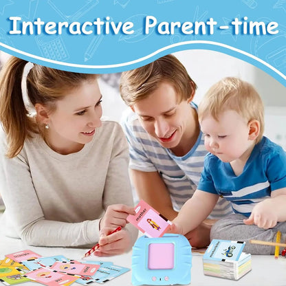 Talking Flash Cards with Pictures and Sounds, 224 English Words, Safe for Ages 3+
