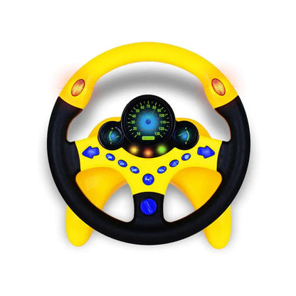 Toy Driving Wheel Safe for Kids - Educational Steering Wheel with Lights and Sound