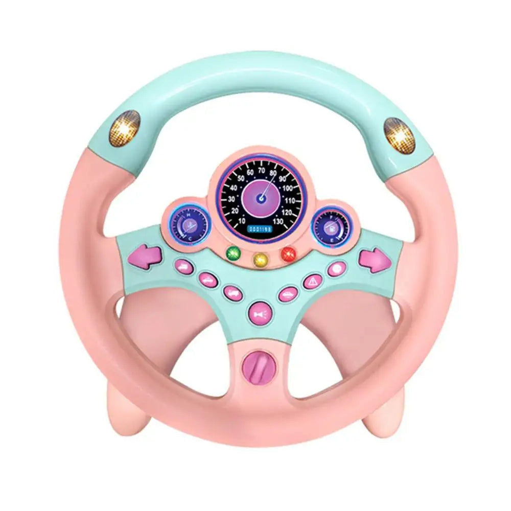Toy Driving Wheel Safe for Kids - Educational Steering Wheel with Lights and Sound