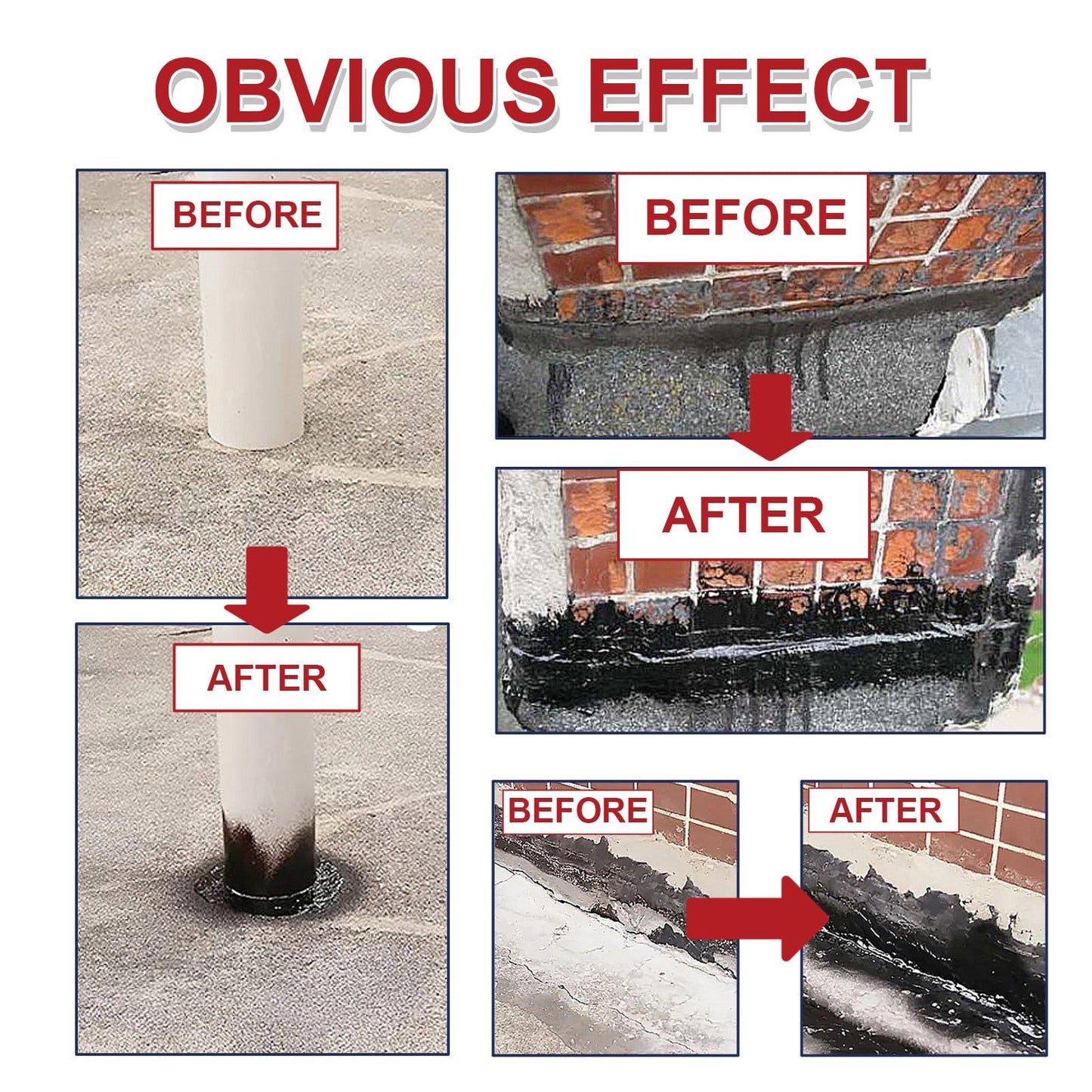 Waterproof Leak Repair Spray Coating with Instant Water-Sealing Protection for Cracks & Leaks