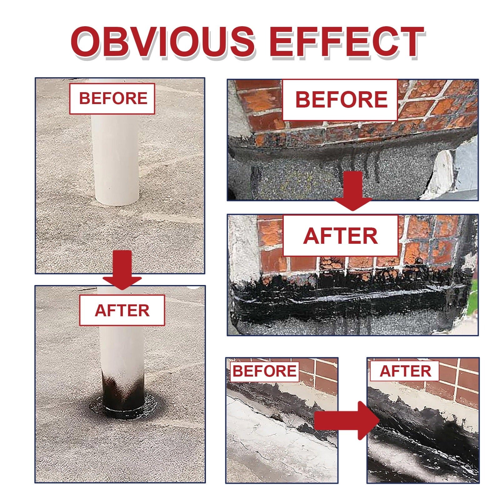 Waterproof Leak Repair Spray Coating with Instant Water-Sealing Protection for Cracks & Leaks