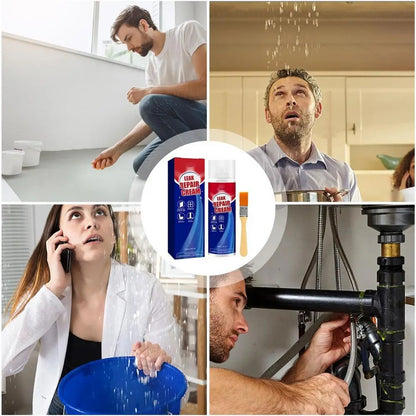 Waterproof Leak Repair Spray Coating with Instant Water-Sealing Protection for Cracks & Leaks