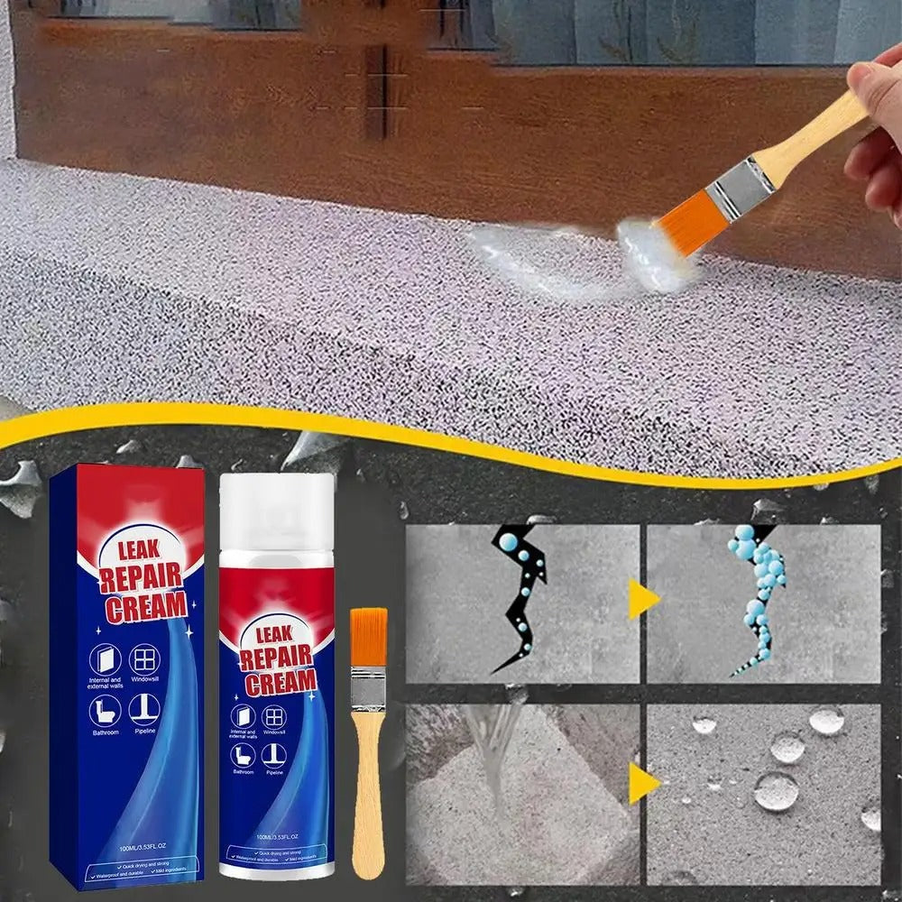 Waterproof Leak Repair Spray Coating with Instant Water-Sealing Protection for Cracks & Leaks