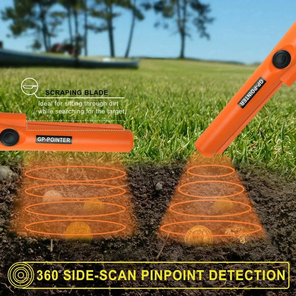Waterproof Metal Detector Pinpointer -  Handheld Professional Locating Metal Finder